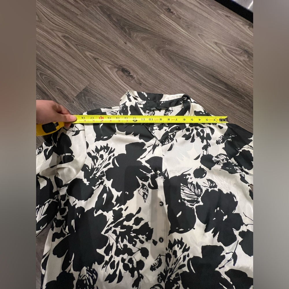 Zara Floral Print Shirt - Picture 14 of 15